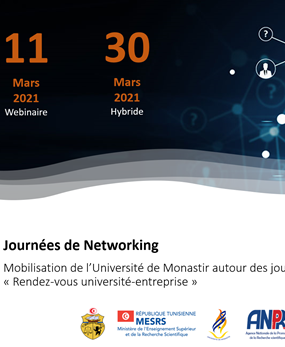 Mobilisation de l’Université de Monastir autour des journées de networking branchées entreprises « Rendez-vous université-entreprise »
